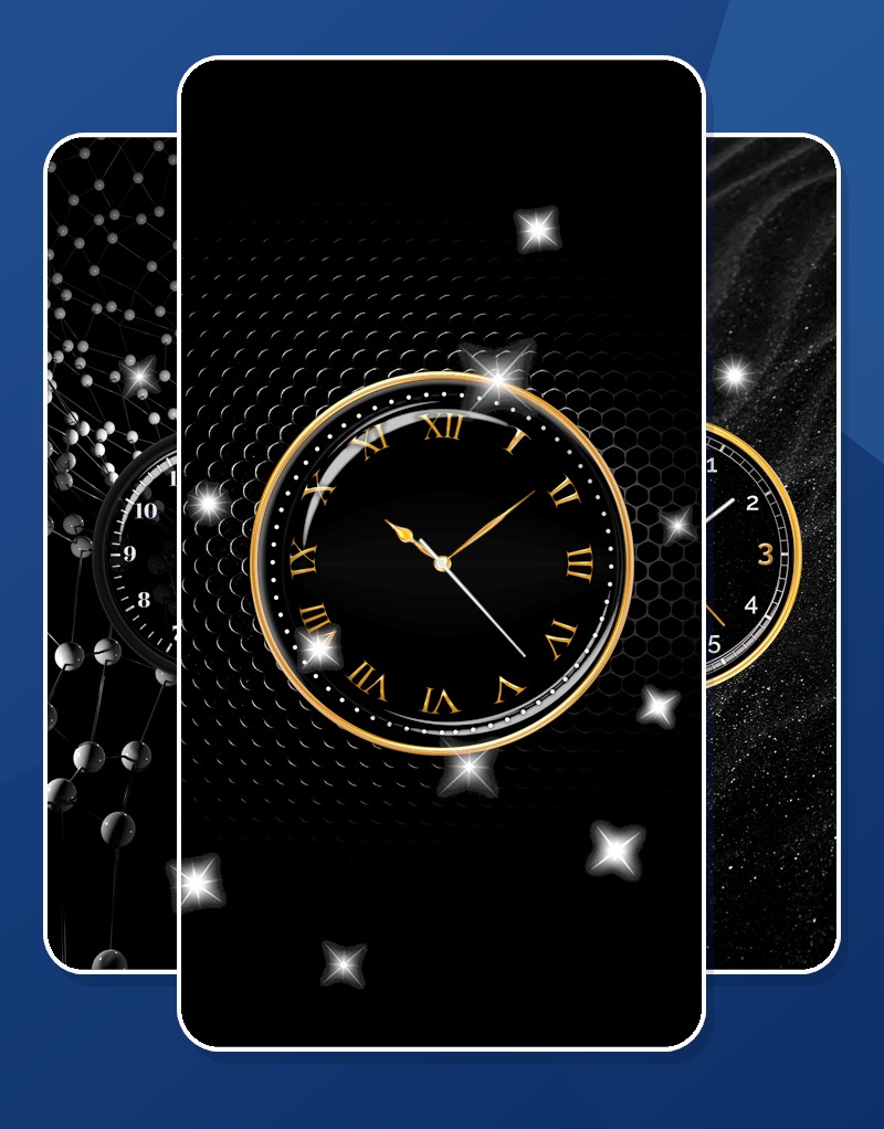 Black Analog Clock